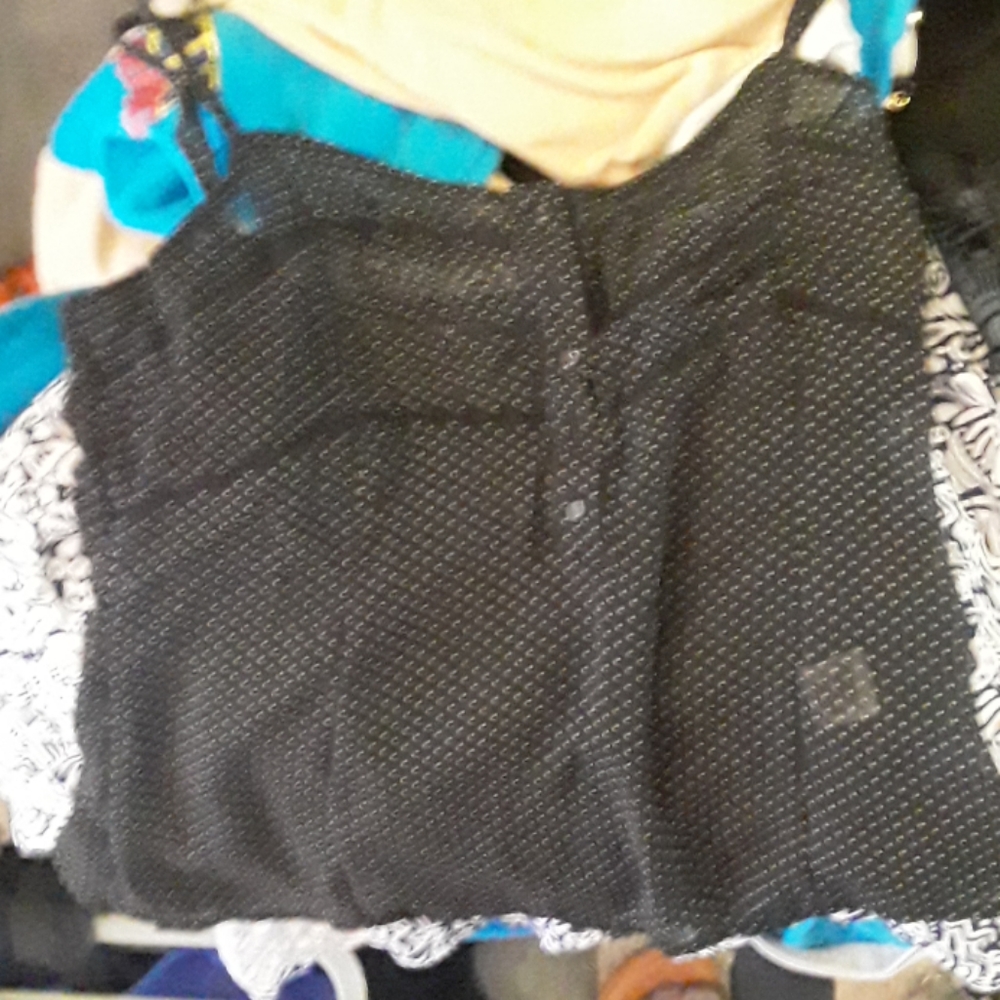 Lingerie black shirt